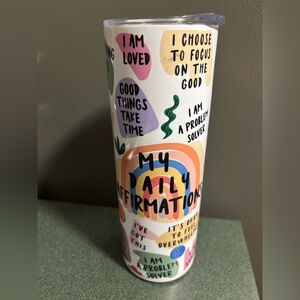 Colorful Affirmation Tumbler